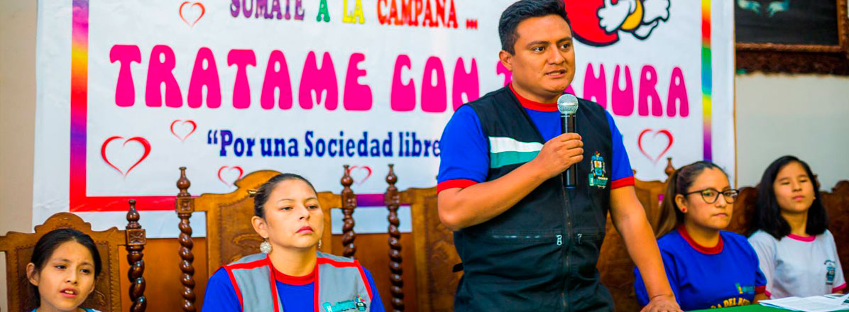 MUNICIPALIDAD DE HUáNUCO IMPULSA CAMPAñA "TRáTAME CON TERNURA". MUNICIPALIDAD DE HUáNUCO IMPULSA CAMPAñA "TRáTAME CON TERNURA".